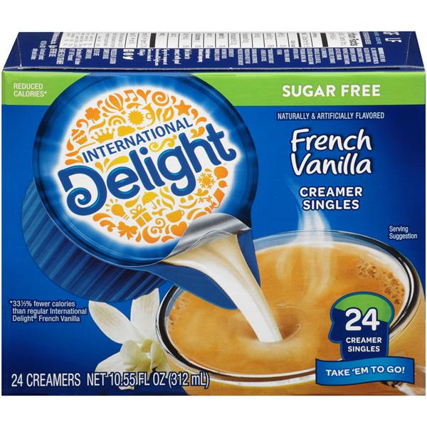 International Delight Mini I.D's Sugar Free French Vanilla Single Serve