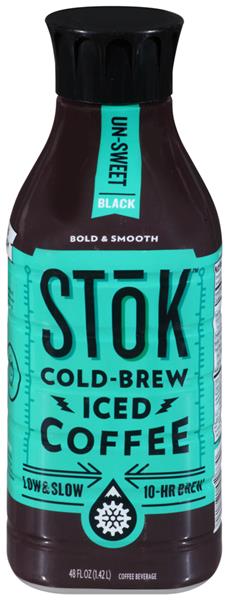 Stok Un Sweet Black Cold Brew Iced Coffee Hy Vee Aisles Online