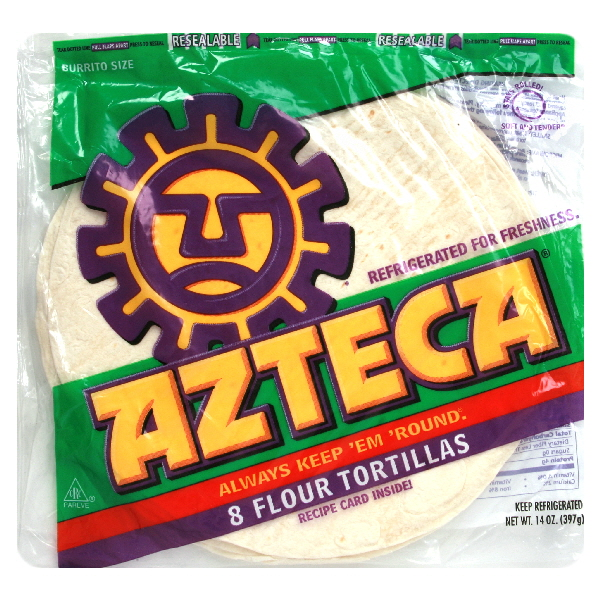 Azteca Flour Tortillas 8 Count HyVee Aisles Online Grocery Shopping