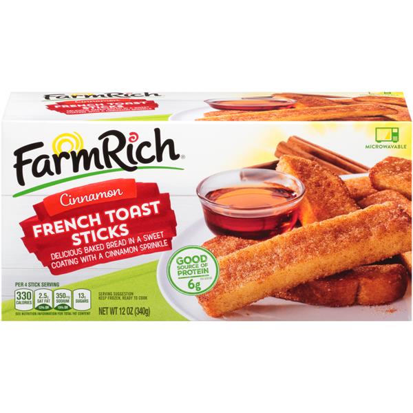 Farm Rich Cinnamon French Toast Sticks HyVee Aisles Online Grocery