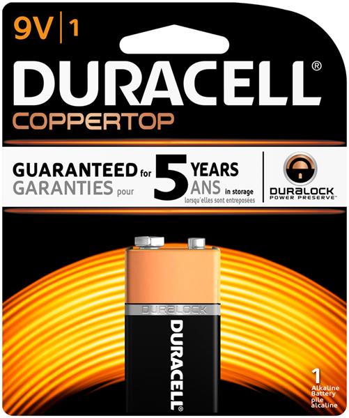 Duracell CopperTop 9V1 Alkaline Batteries HyVee Aisles Online