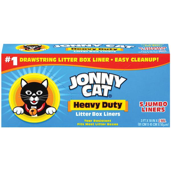 Jonny Cat Heavy Duty Jumbo W/Drawstring Litter Box Liners HyVee