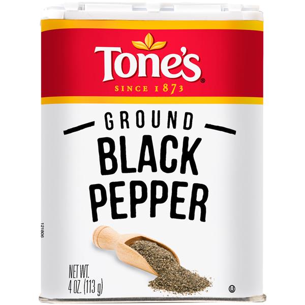 Tone's Ground Black Pepper HyVee Aisles Online Grocery Shopping