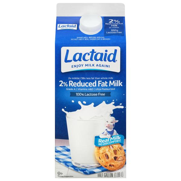 Lactaid 100 Lactose Free 2 Reduced Fat Milk HyVee