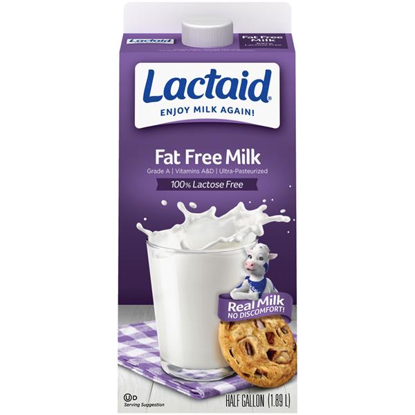 How is lactose removed from milk?