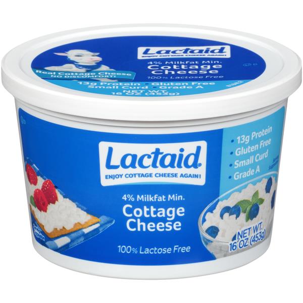 Lactaid 4 Milkfat Lactose Free Cottage Cheese Hy Vee Aisles