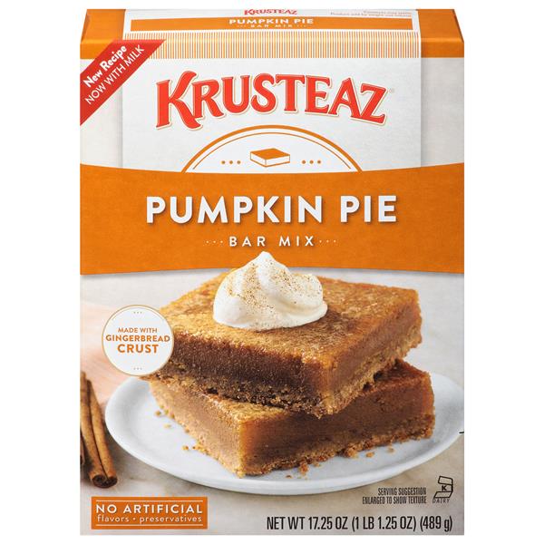 Krusteaz Pumpkin Pie Bar Supreme Mix | Hy-Vee Aisles ...