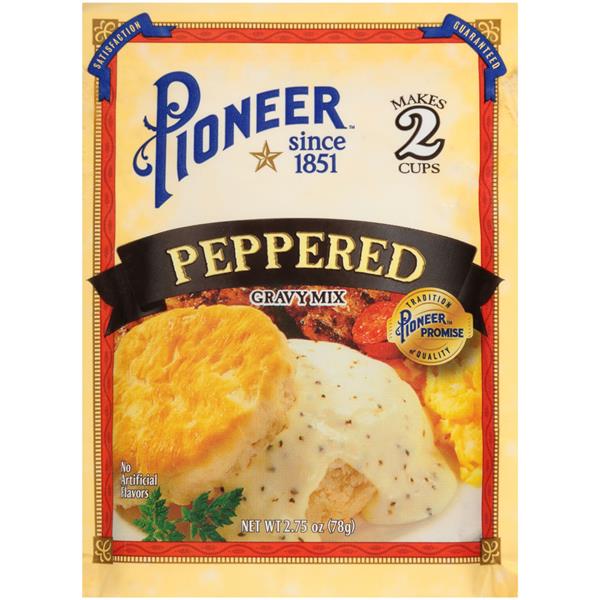Pioneer Brand Peppered Gravy Mix HyVee Aisles Online Grocery Shopping