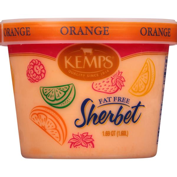 Kemps Fat Free Orange Sherbet Hy-vee Aisles Online Grocery Shopping