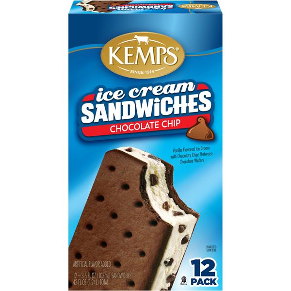 Kemps Ice Cream Sandwiches, Chocolate Chip HyVee Aisles Online
