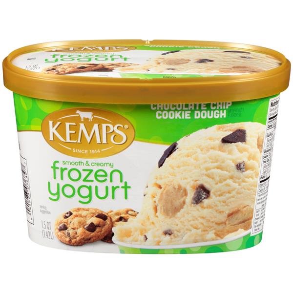 Kemps Chocolate Chip Cookie Dough Frozen Yogurt 