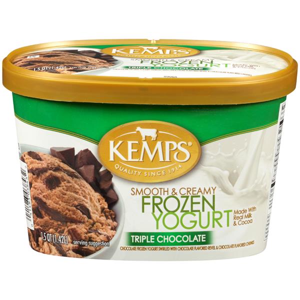 Kemps Triple Chocolate Frozen Yogurt | Hy-Vee Aisles Online Grocery ...