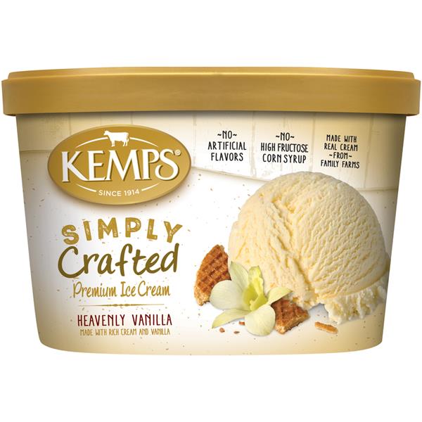 Kemps Simply Crafted Heavenly Vanilla Premium Ice Cream HyVee Aisles