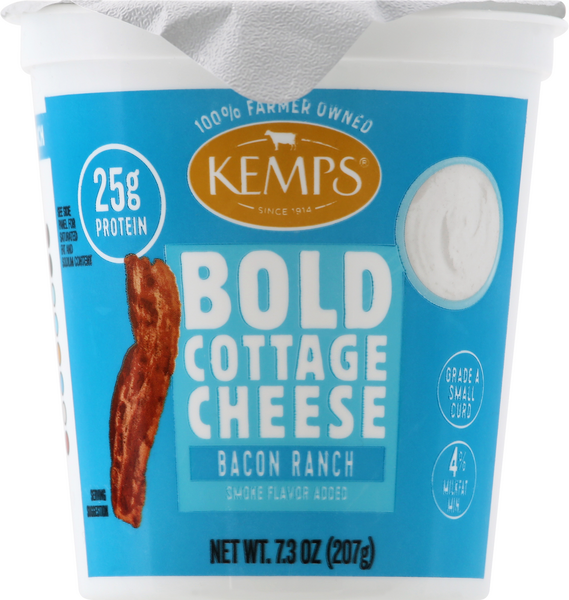 Kemps Bold Cottage Cheese, Bacon Ranch, Small Curd, 4 Milkfat HyVee