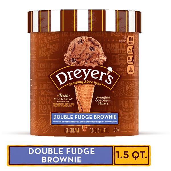 Edy's Grand Fudge Brownie Ice Cream HyVee Aisles Online Grocery Shopping
