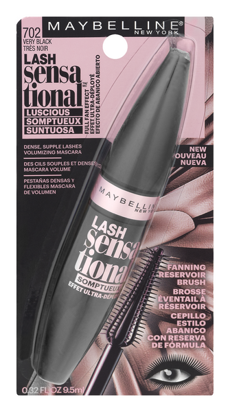 Luscious Black Mascara New Sensational Hy-Vee York Shopping Online Maybelline Aisles Washable 01 Lash Grocery | Very