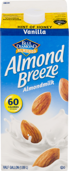 blue diamond honey almond milk