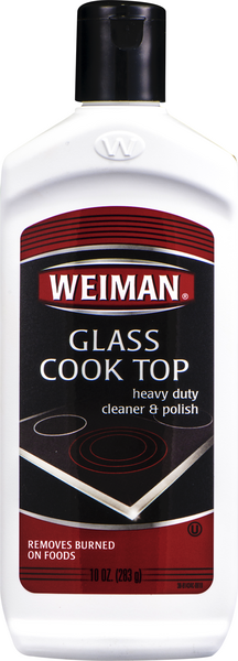 glass cook top heavy duty cleaner & polish