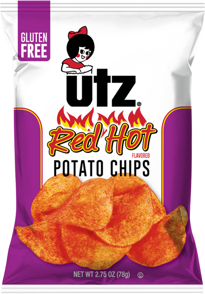 Utz Red Hot Flavored Potato Chips | Hy-Vee Aisles Online