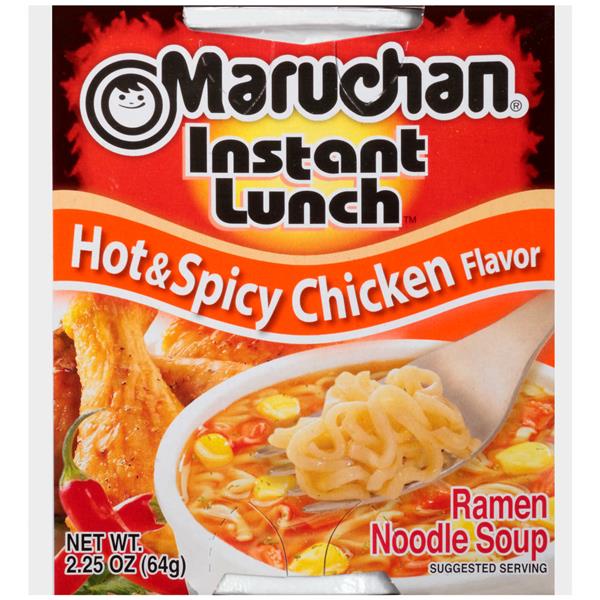 Maruchan Instant Lunch Hot Spicy Chicken Flavor Ramen Noodles Hy Vee Aisles Online Grocery Shopping