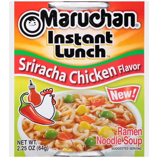 Maruchan Instant Lunch Sriracha Chicken Flavor Ramen Noodles Hy Vee Aisles Online Grocery Shopping