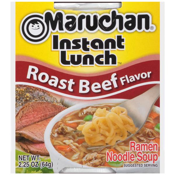 Maruchan Instant Lunch Roast Beef Flavor Ramen Noodles HyVee Aisles