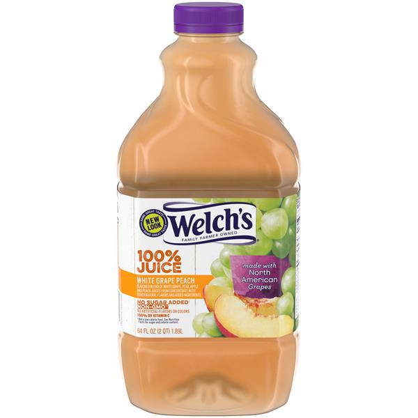 Welch's 100% White Grape Peach Juice | Hy-Vee Aisles Online Grocery ...