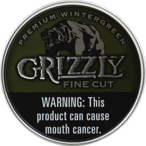 Grizzly Premium Wintergreen Fine Cut Hy Vee Aisles Online Grocery Shopping
