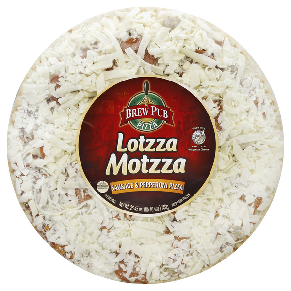 Brew Pub Lotzza Motzza Sausage & Pepperoni Pizza HyVee Aisles Online
