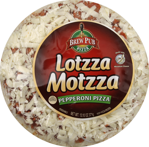 Brew Pub Lotzza Motzza Pepperoni Personal Pizza HyVee Aisles Online