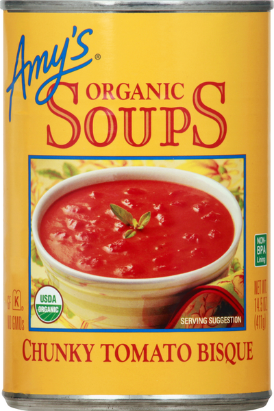 Amy's Organic Gluten Free Low Sodium Chunky Tomato Bisque Soup - 14.5oz