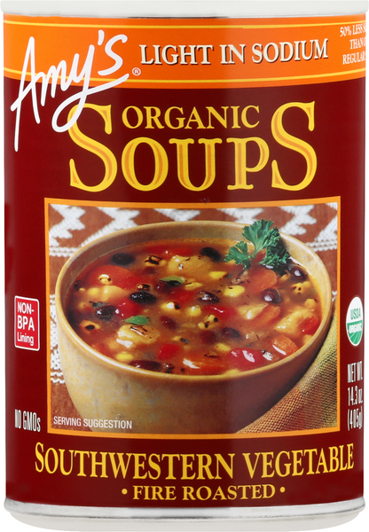 Amy's Organic Southwestern Vegetable Soup Fire Roasted Light in