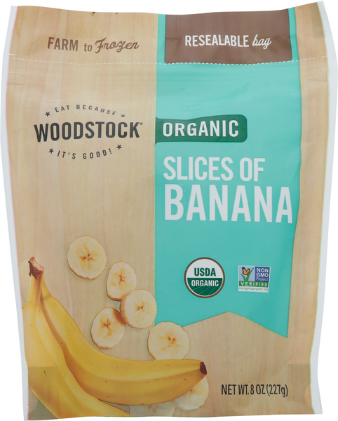 Organic Frozen Banana Slices