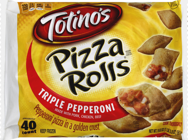 Totino S Triple Pepperoni Pizza Rolls 40ct Hy Vee Aisles Online Grocery Shopping