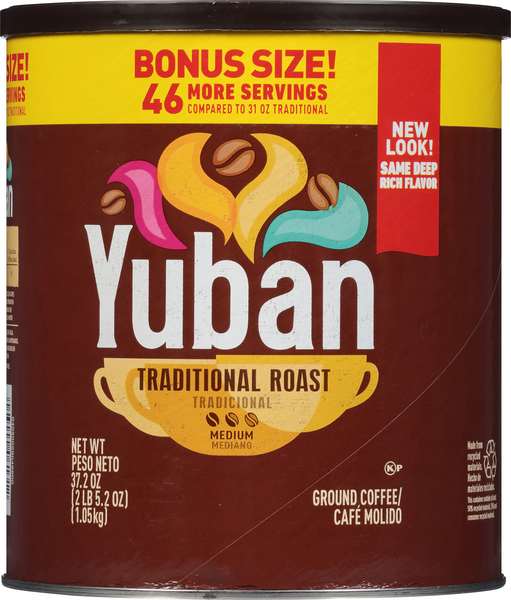 Yuban Traditional Medium Roast Ground Coffee | Hy-Vee Aisles Online ...