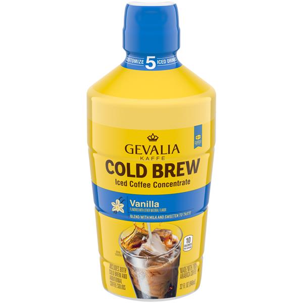 Gevalia Cold Brew Vanilla Iced Coffee Concentrate | Hy-Vee ...