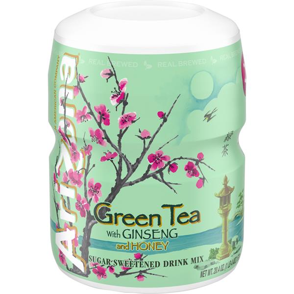 Arizona Green Tea with Ginseng & Honey Sugar Sweetened ...