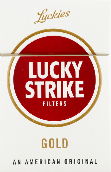 Lucky Strike Cigarettes, Filters, Gold