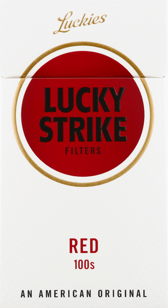 Luckies Lucky Strike Red 100s  Hy-Vee Aisles Online Grocery Shopping