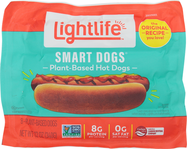 Lightlife Veggie Protein Links Smart Dogs 8 Count | Hy-Vee Aisles