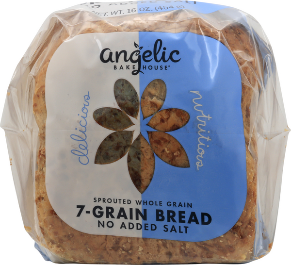 Angelic Bakehouse 7 Sprouted Whole Grain No Added Salt Bread