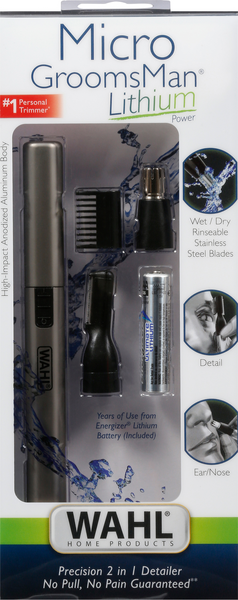 wahl micro groomsman personal trimmer