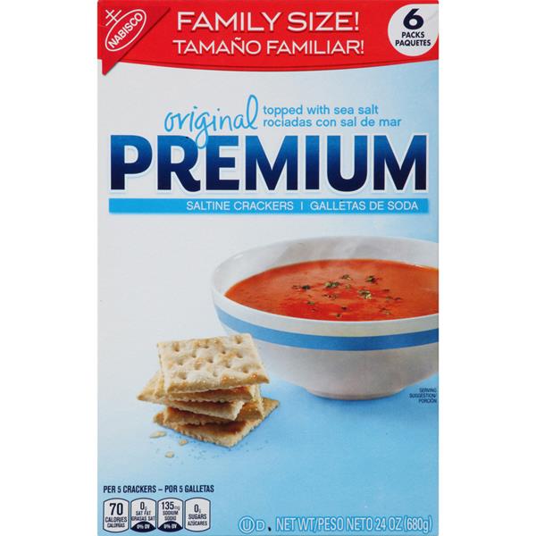 Nabisco Original Premium Saltine Crackers Family Size Hy Vee
