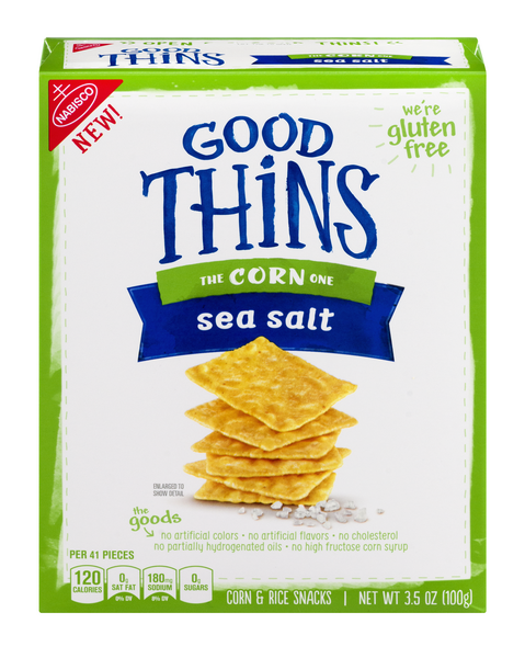  Good Thins Rice & Corn Snacks Gluten Free Crackers Variety  Pack, 4 Boxes : Grocery & Gourmet Food