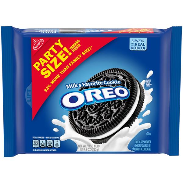 Nabisco Oreo Party Size Chocolate Sandwich Cookies | Hy-Vee Aisles ...