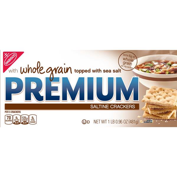 Nabisco Premium Saltine Crackers with Whole Grain HyVee Aisles Online Grocery Shopping