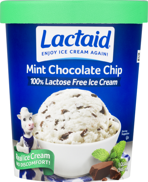 Lactaid Mint Chocolate Chip 100% Lactose Free Ice Cream | Hy-Vee