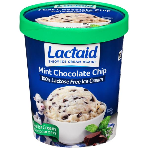 Lactaid Mint Chocolate Chip 100 Lactose Free Ice Cream HyVee Aisles Online Grocery Shopping