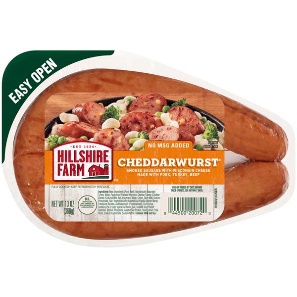 Hillshire Farm Cheddar Wurst With Wisconsin Cheese Sausage | Hy-Vee ...