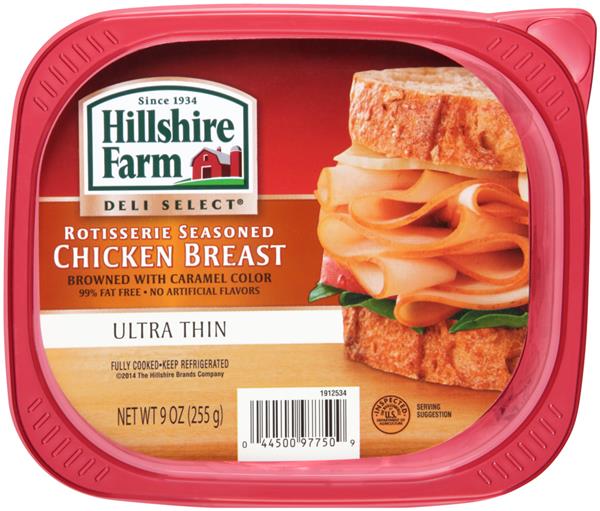 Hillshire Farm Deli Select Ultra Thin Rotisserie Seasoned Chicken